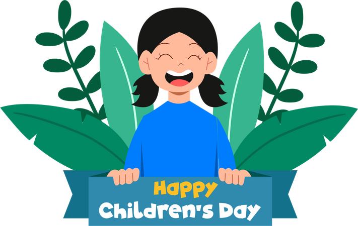 Happy Children's Day  Illustration