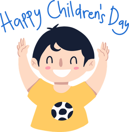 Happy Children's Day  Illustration