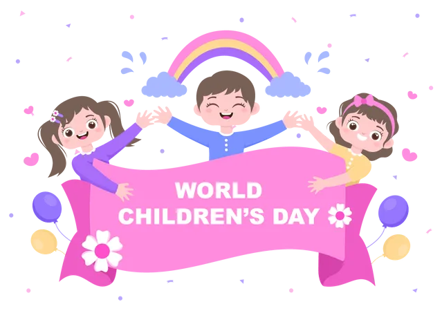 Happy Children's Day  Illustration