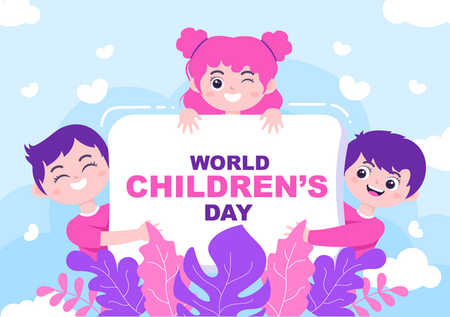 Happy Children's Day  Illustration