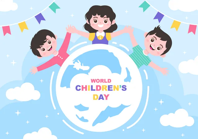 Happy Children's Day  Illustration