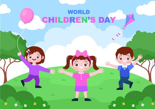 Happy Children's Day  Illustration