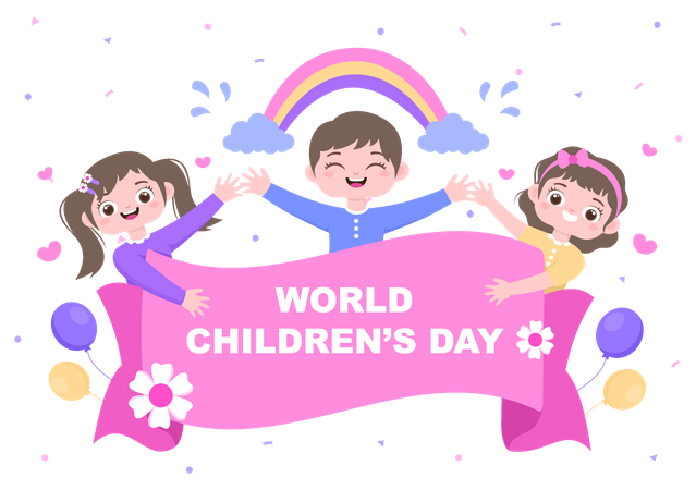 Happy Children's Day  Illustration