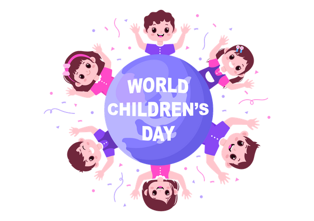Happy Children's Day  Illustration