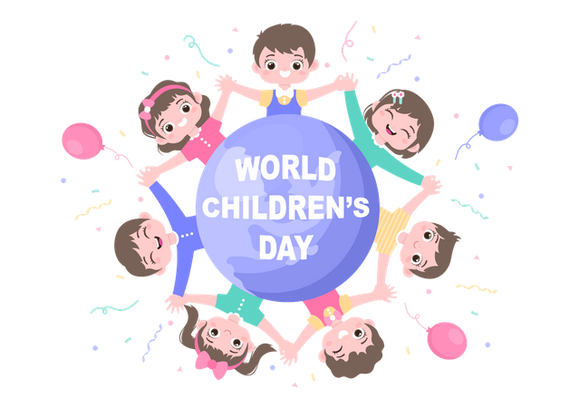 Happy Children's Day  Illustration