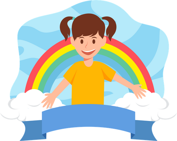 Happy Children's Day  Illustration