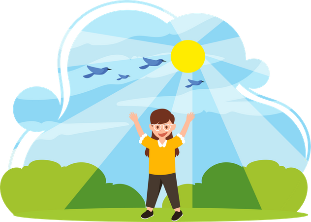 Happy Children's Day  Illustration