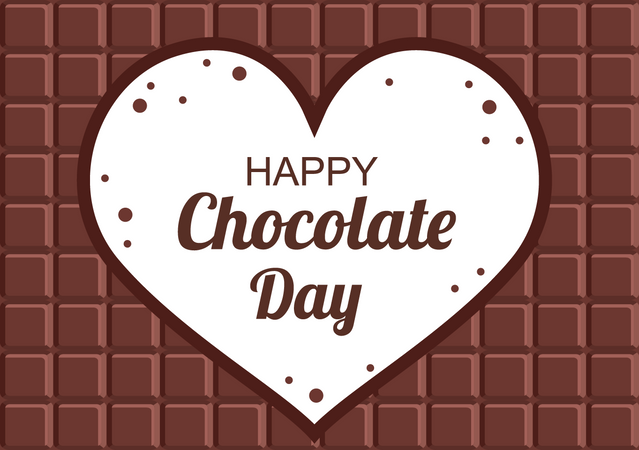 Happy Chocolate Day  Illustration