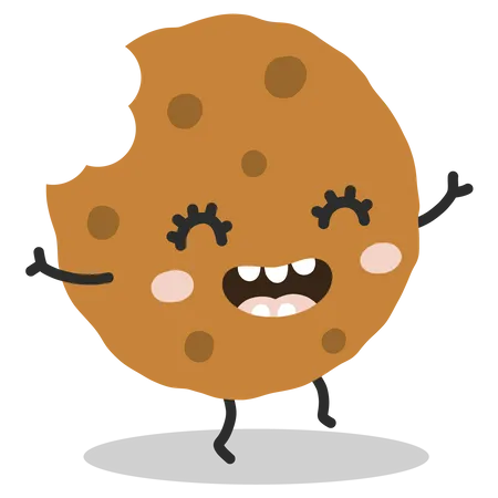 Happy Cookie Illustration