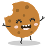 dancing cookie illustration svg