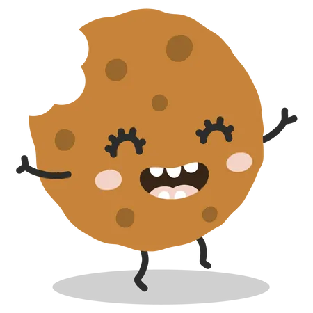 Happy Cookie  Illustration