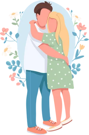 Happy couple  Illustration