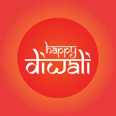 Typographie Joyeux Diwali Avec Vecteur De Fond Dart Indien Illustration