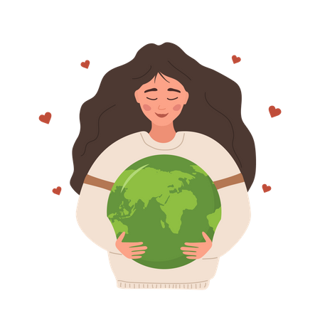 Happy Earth day  Illustration