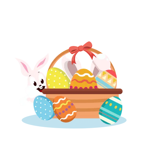 Happy Easter Day  Illustration