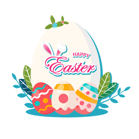 Happy Easter  Illustration