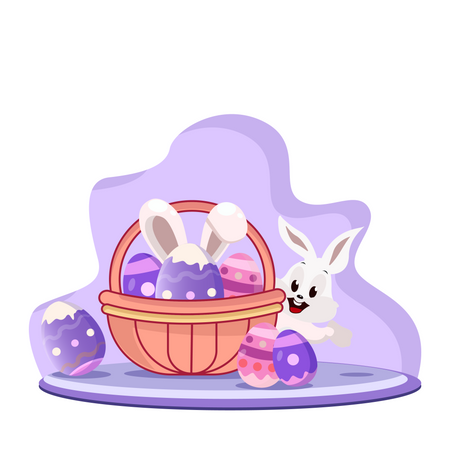 Happy Easter  Illustration