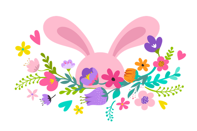 Happy Easter  Illustration