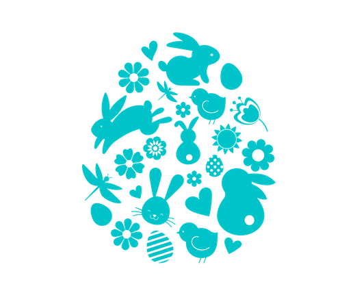 Happy Easter  Illustration