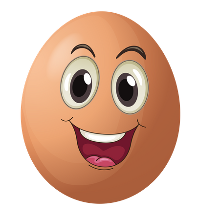 Best Premium Happy Egg Illustration download in PNG & Vector format