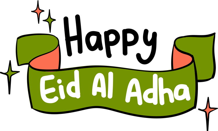 Happy eid mubarak  Illustration