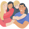 happy family pictures animated