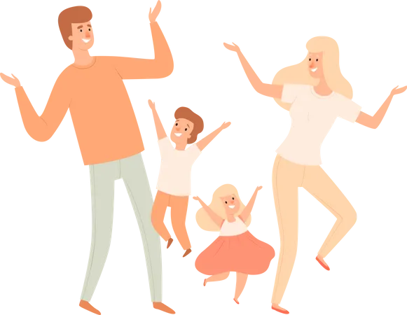 Happy family Illustration