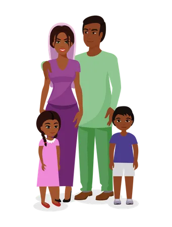 Happy family  Illustration