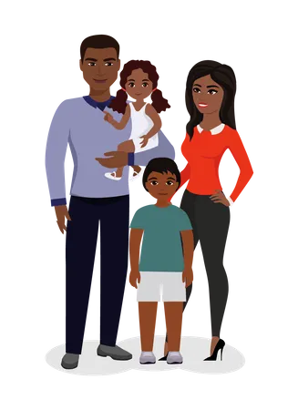 Happy family  Illustration