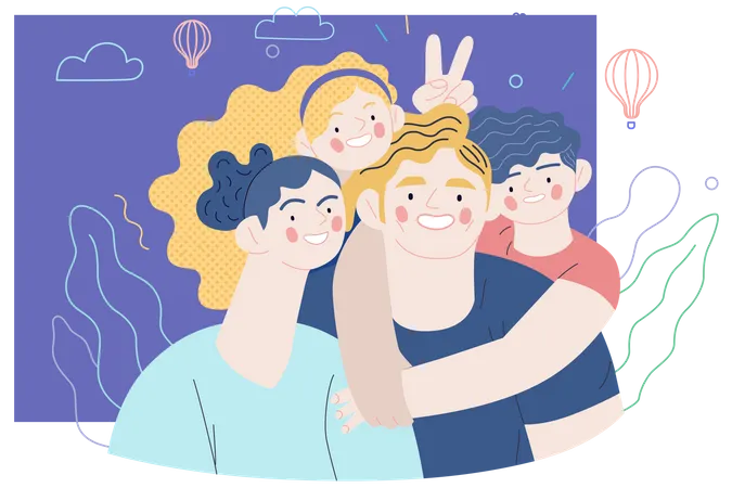 Family Health And Wellness Medical Insurance Web Template Modern Flat Vector Concept Digital Illustration Of A Happy Family Of Parents And Children Family Medical Insurance Plan Illustration