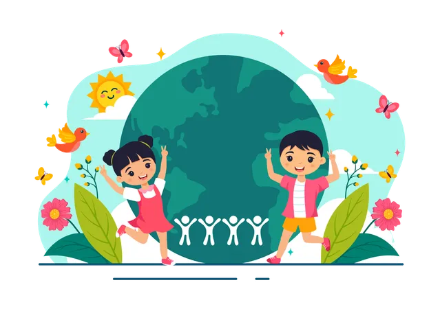 Happy Friendship Day Vector Illustration With Young Boys And Girls Of Hugging Together Or Putting Their Hands In Flat Cute Cartoon Background Illustration