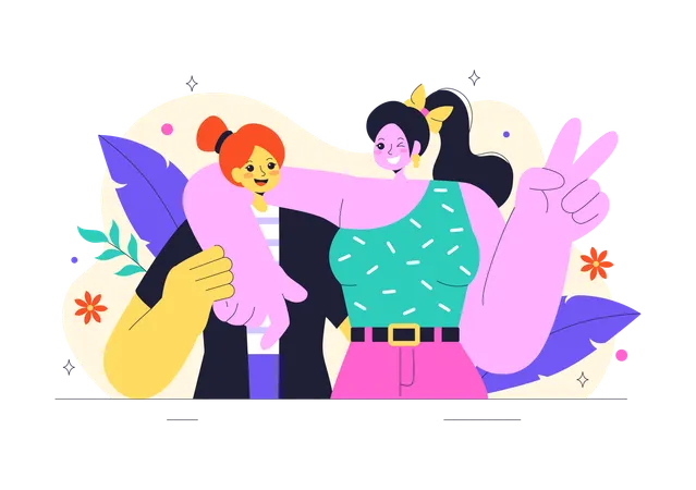 Happy Friendship Day  Illustration