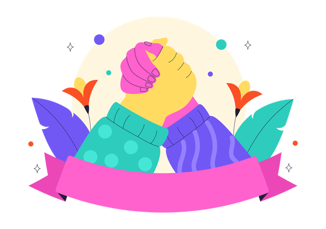 Happy Friendship Day  Illustration