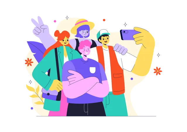Happy Friendship Day  Illustration