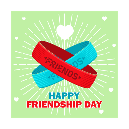 Happy Friendship Day  Illustration