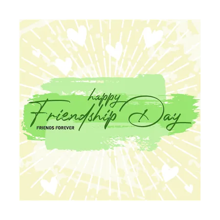 Happy Friendship Day  Illustration