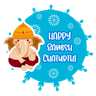 illustration for happy ganesh chaturthi