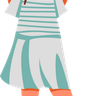 illustrations for happy girl dancing