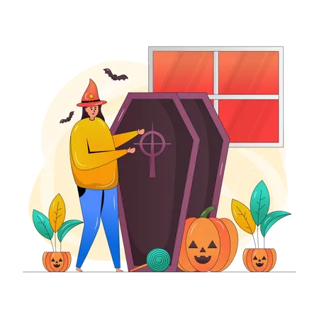 Happy Halloween  Illustration