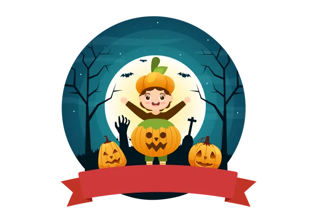 Happy Halloween Illustration