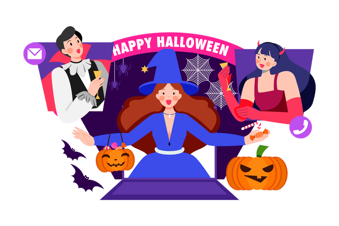Happy halloween Illustration