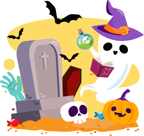 Happy Halloween  Illustration