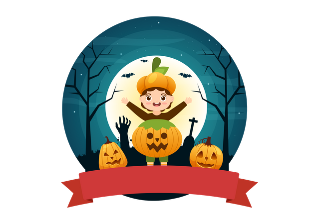 Happy Halloween  Illustration