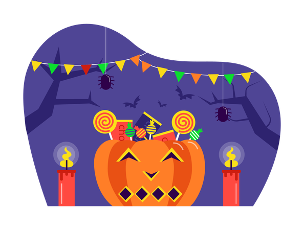 Happy Halloween  Illustration