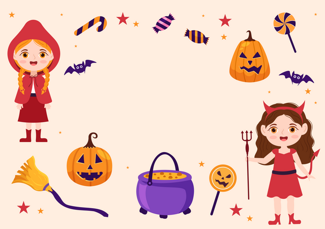 Happy Halloween  Illustration