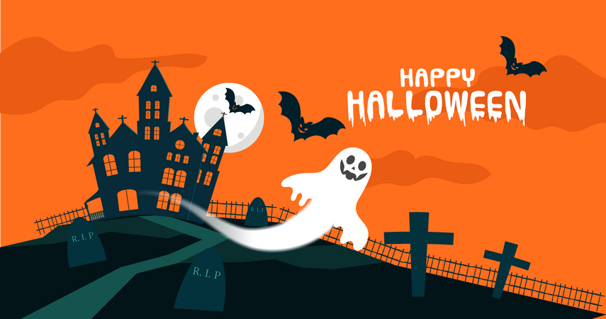 Happy Halloween  Illustration