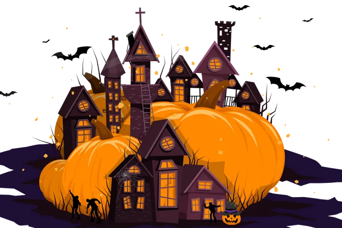 Happy Halloween  Illustration