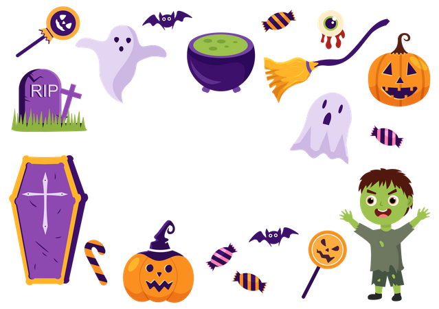 Happy Halloween  Illustration