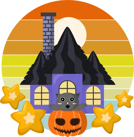 Happy Halloween  Illustration