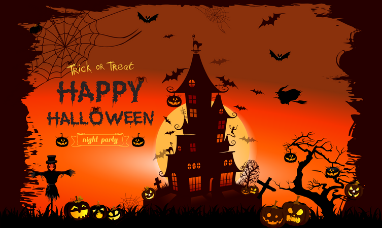 Happy Halloween  Illustration